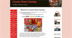 Desktop Screenshot of countryhomecanning.com