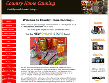 Tablet Screenshot of countryhomecanning.com